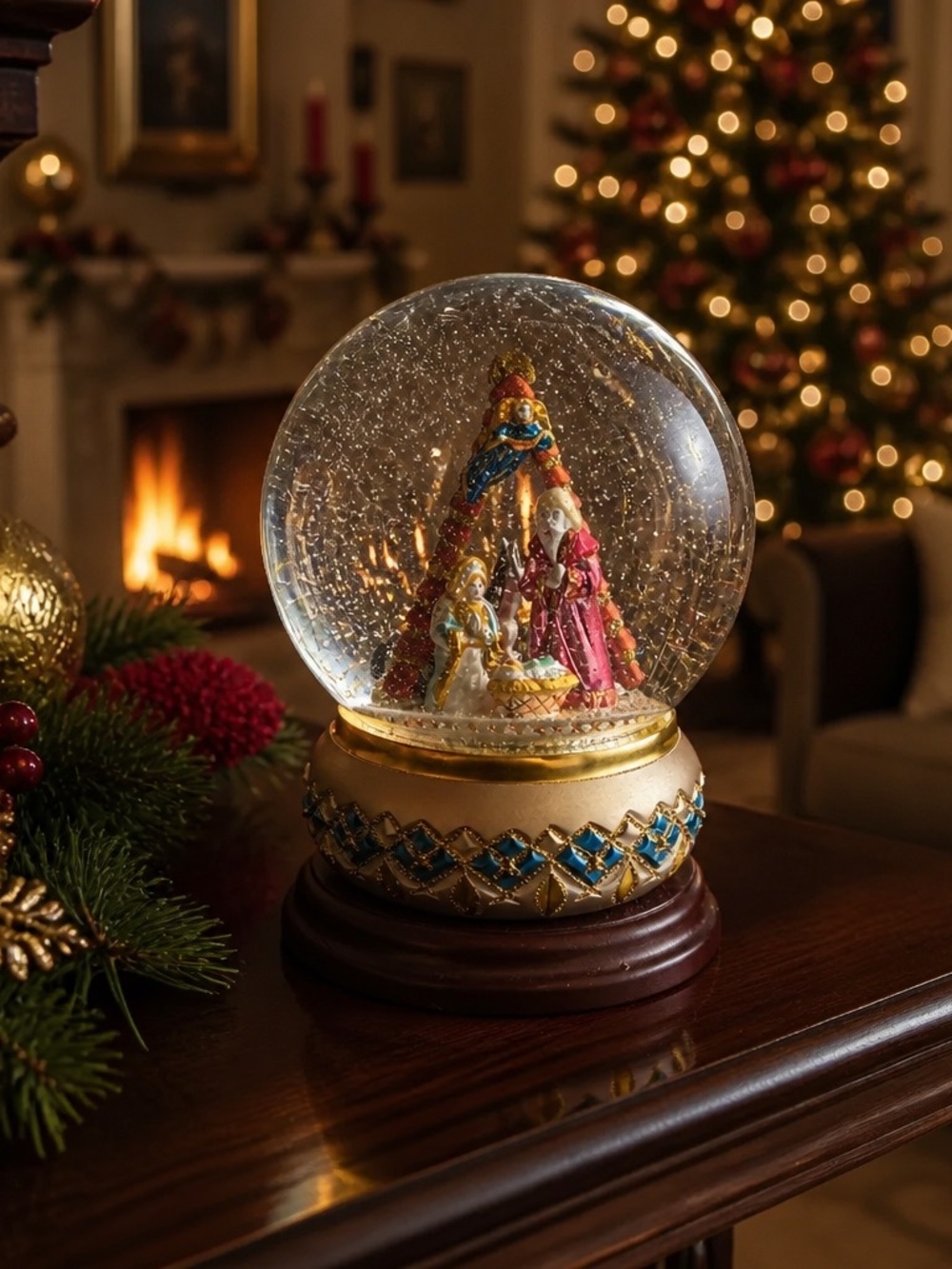 Waterford Holiday Heirlooms Limited Edition Nativity Snow Globe 844/2003